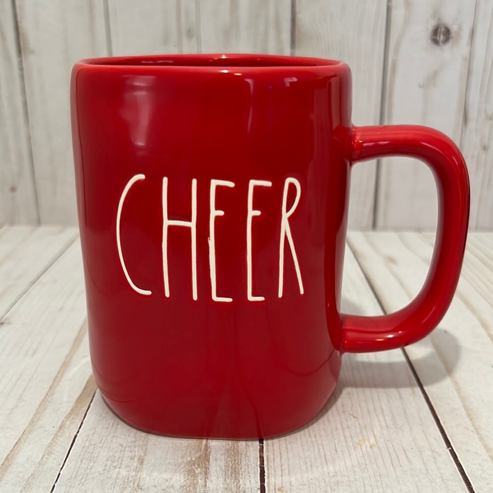 SOLD! Rae Dunn Christmas ‘CHEERS’ Mug
